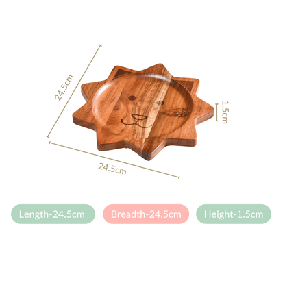 Lion Shaped Wooden Platter