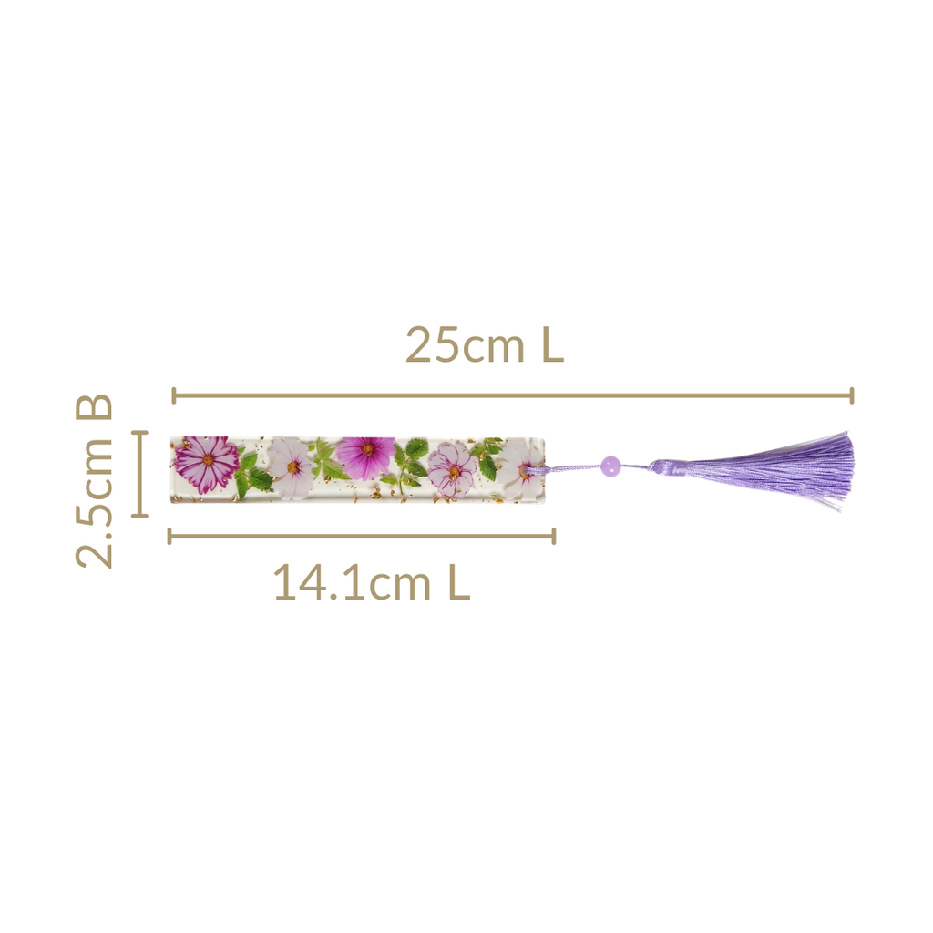 Petaled Pages Bookmark With Tassel