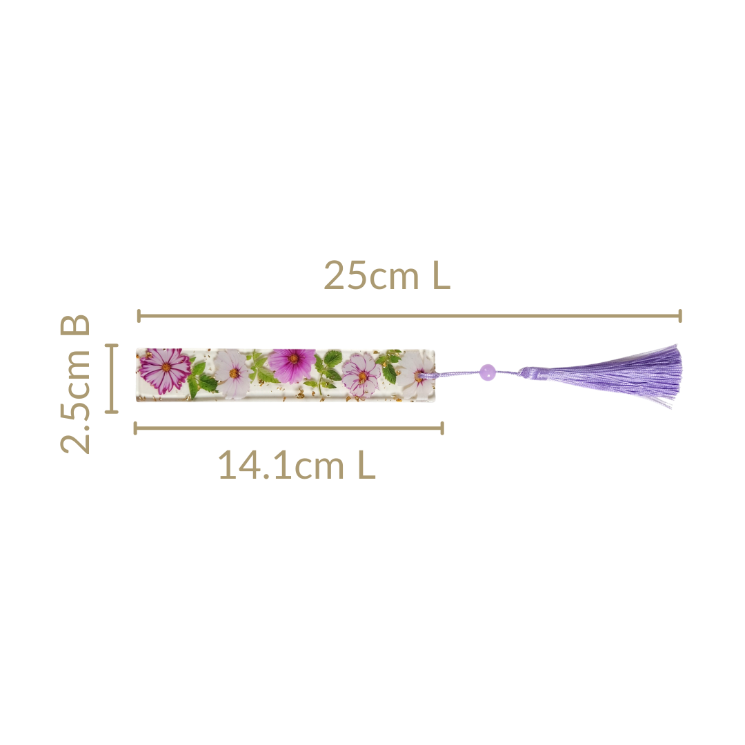 Petaled Pages Bookmark With Tassel