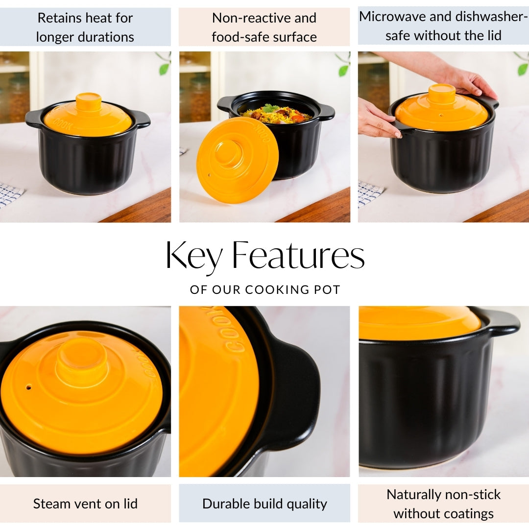 Ceramic Braising Cookpot 3800ml