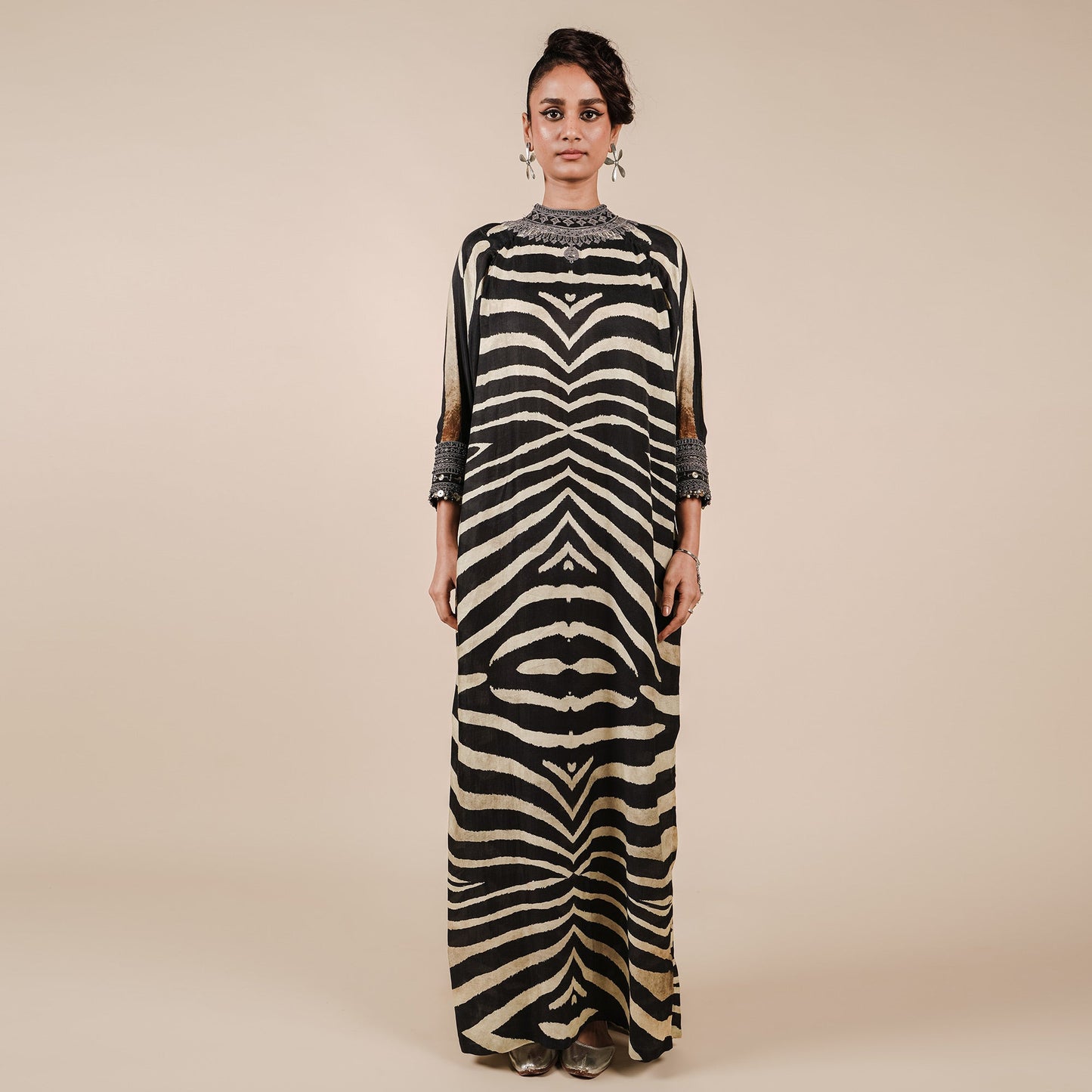 Zebra Print Kaftan | CHAR