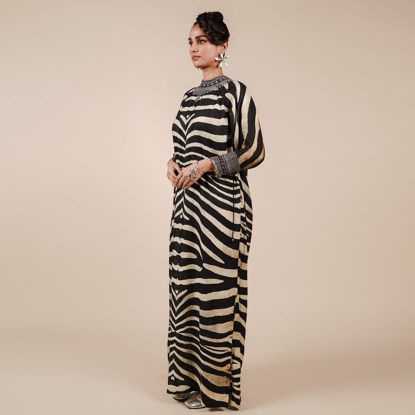 Zebra Print Kaftan | CHAR