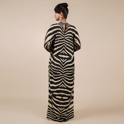 Zebra Print Kaftan | CHAR