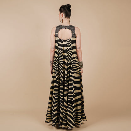 Zebra Print Maxi Dress | CHAR