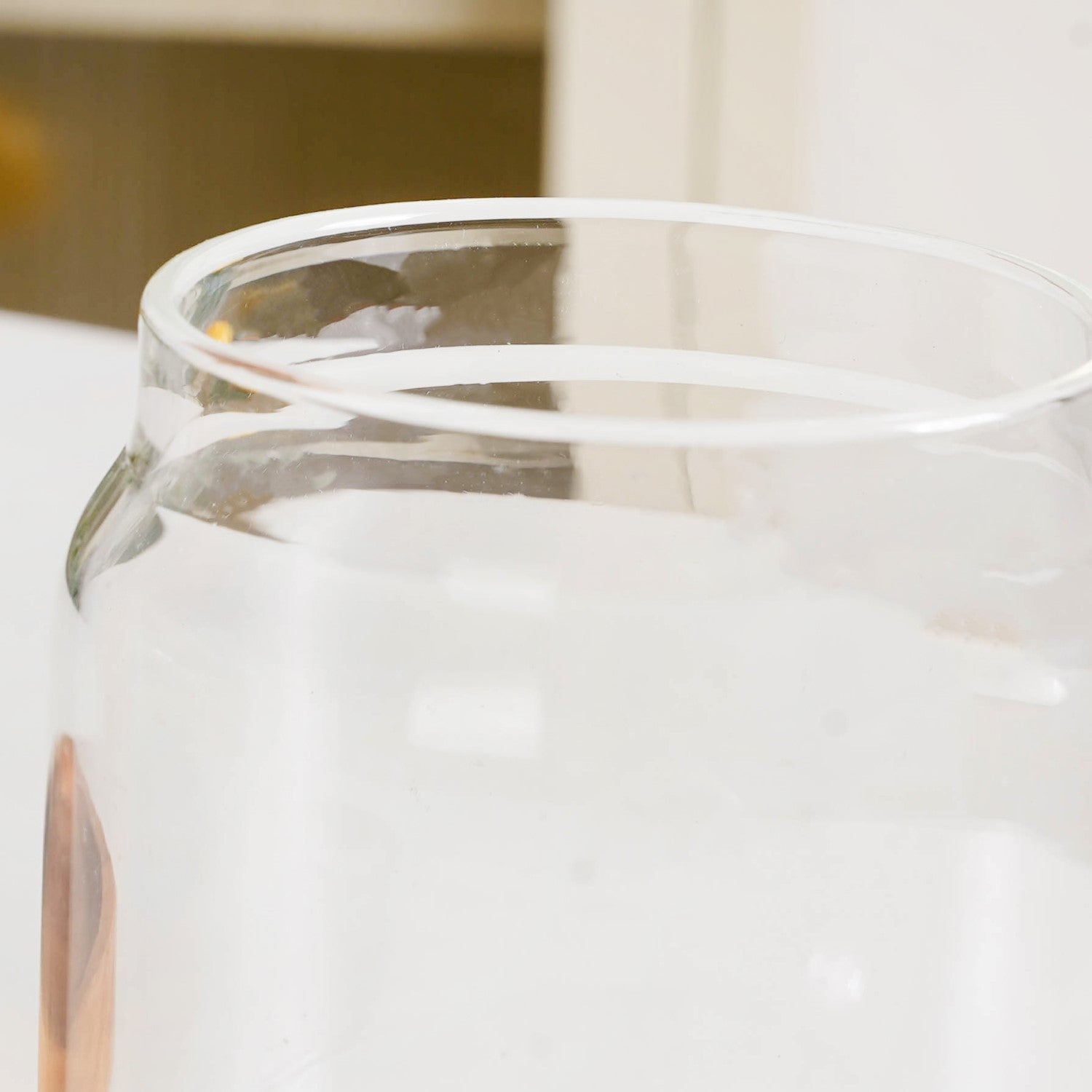 Acacia Wood Glass Jars And Spoon With Leaf Stand