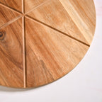 Acacia Wood Pizza Cutting And Serving Board 12 Inch