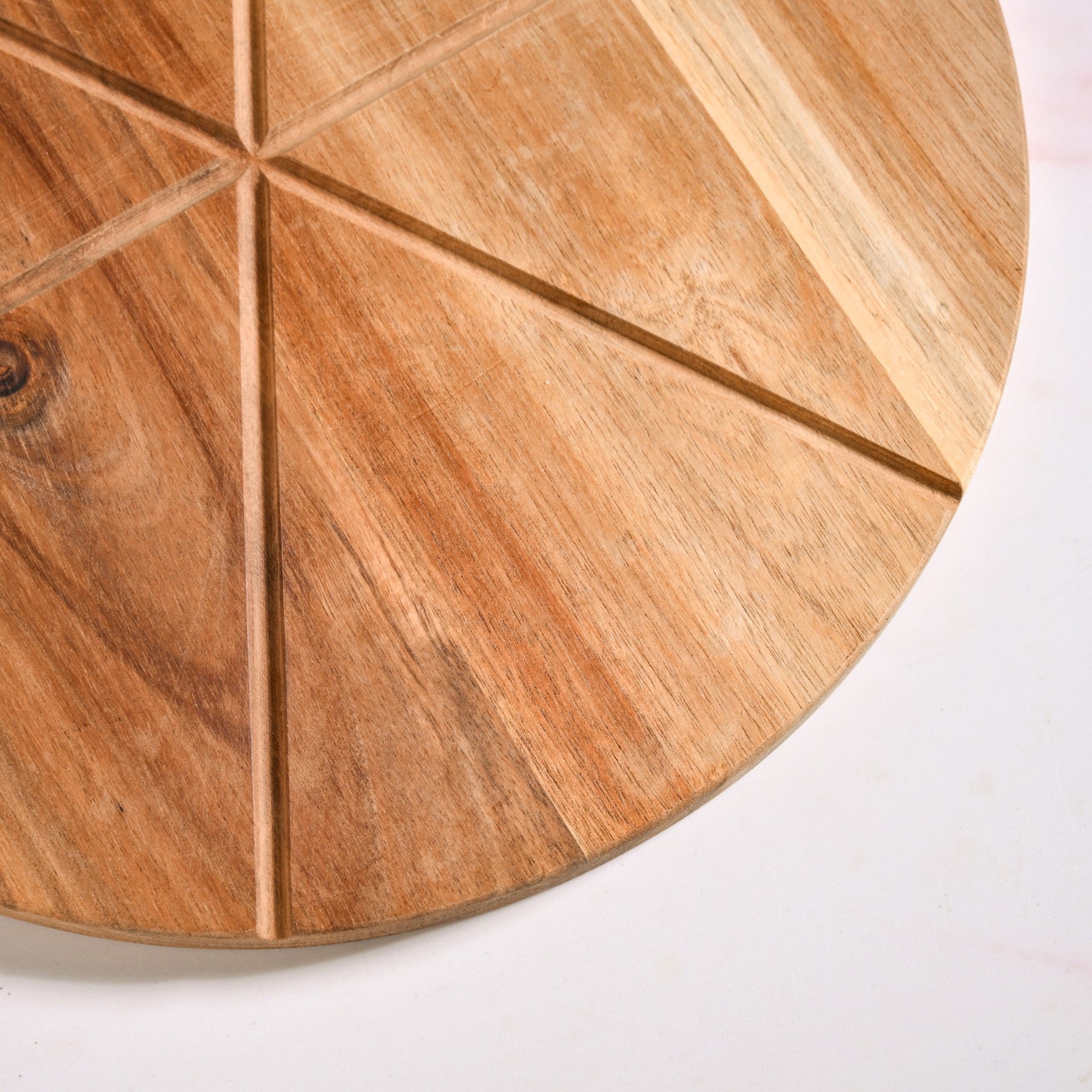 Acacia Wood Pizza Cutting And Serving Board 12 Inch