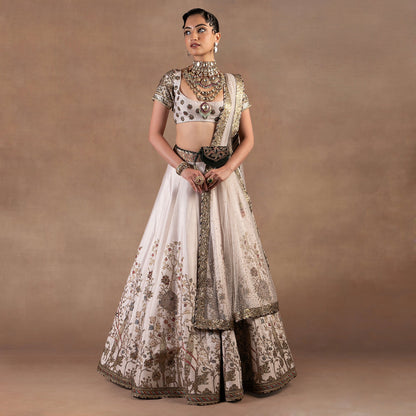 Almond Ivory Lehenga Set | EAST