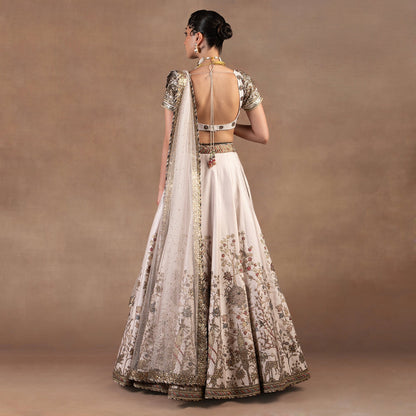 Almond Ivory Lehenga Set | EAST