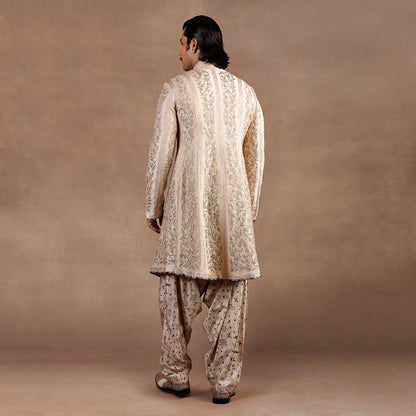 Almond Ivory Sherwani Set | EAST