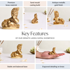 Pure Brass Laddu Gopal Idol 5cm