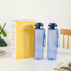 Aqualite Tall Sipper Water Bottle Set Of 2 Blue Jay 1000ml