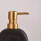 Chic Arches Ceramic Bath Set Of 2 Matte Black