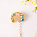 Artist Paint Palette Brooch Pin