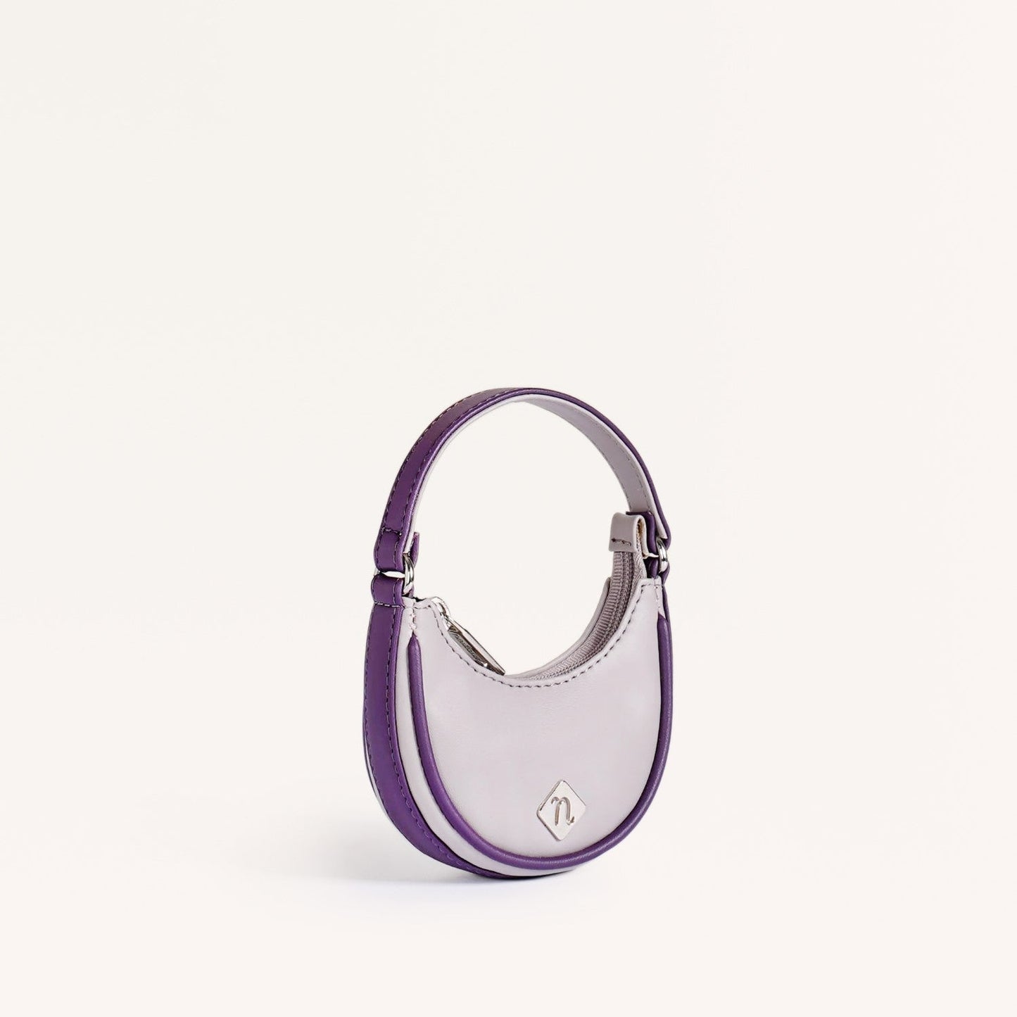 Mini Bag Half Moon Grey