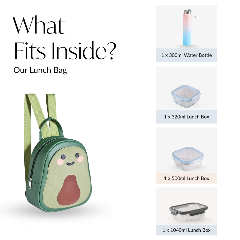 Avocado Insulated Kids Lunch Bag