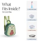 Avocado Insulated Kids Lunch Bag