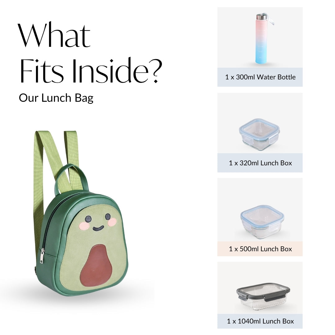 Avocado Insulated Kids Lunch Bag