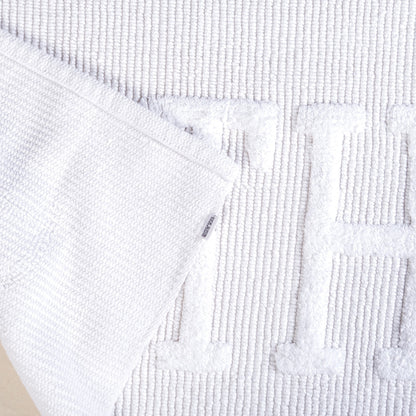 Handwoven Pure Cotton Bathroom Mat Large 32x20 Inch