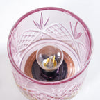 Purple Decorative Glass Lamp