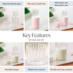 Bedside Glass Carafe With Tumbler