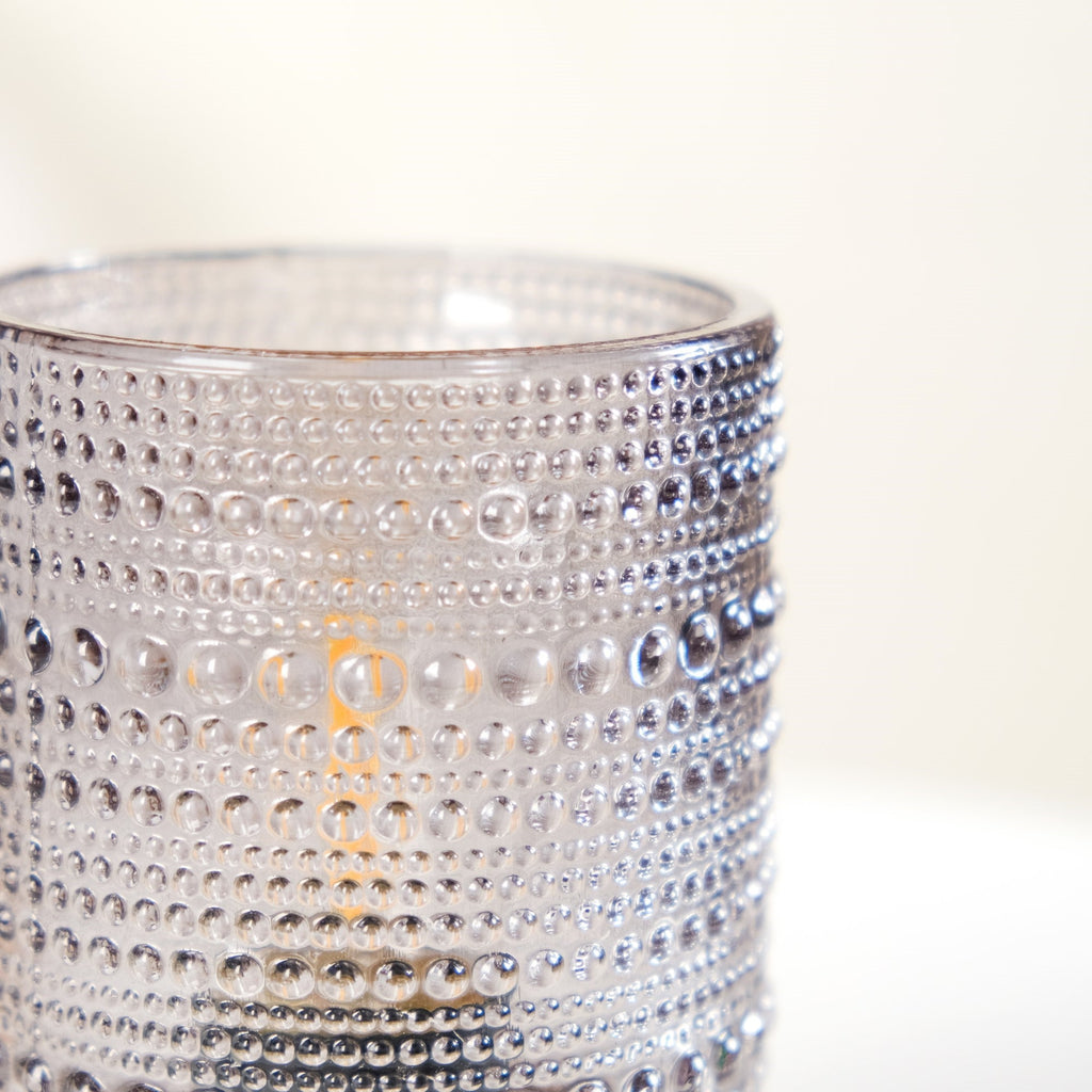 Bubble Glass Cordless Table Lamp With LED Bulb