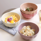 Pastel Gloss Finish Ceramic Bowl Set Of 4 310ml