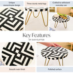 Black And White Riser Cake Stand