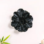 Black Gold Carnation Flower Wall Decor