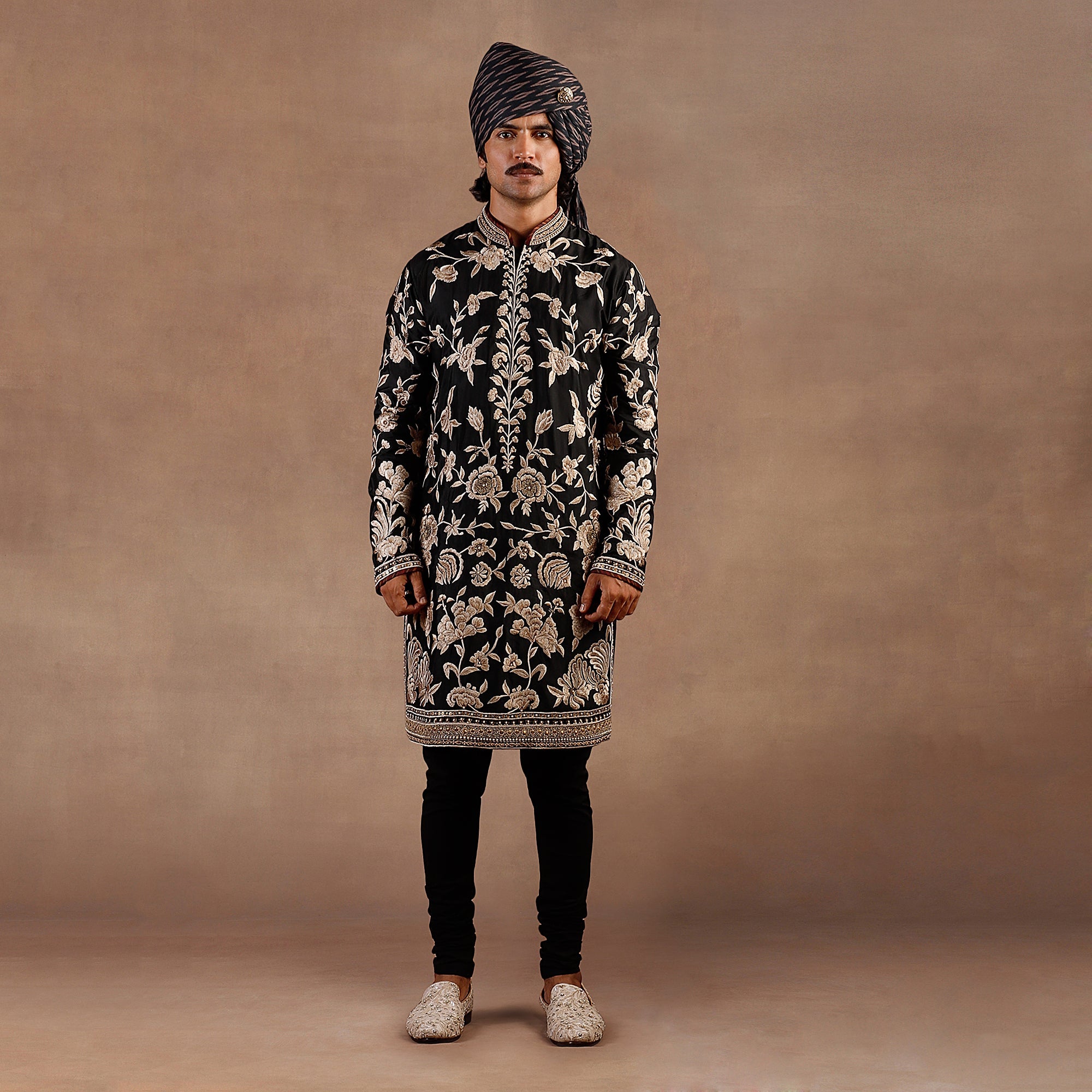 Black - Ivory Kurta Set | East