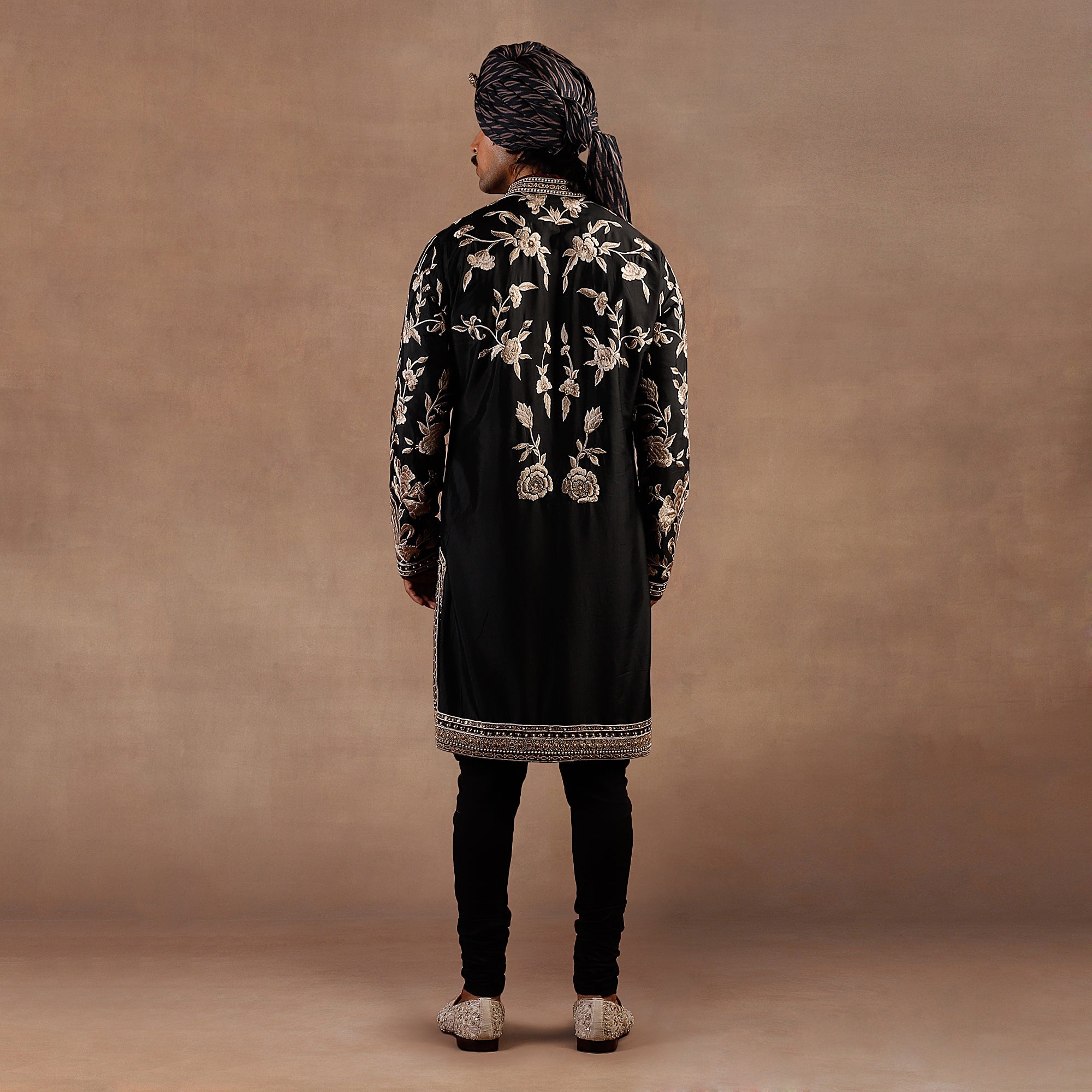 Black - Ivory Kurta Set | East