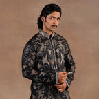 Black Oriental Kurta Set | EAST