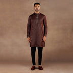 Black Velvet Nehru Jacket Set | EAST