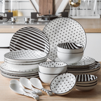 Black and White Deep Plate