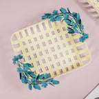 Bloom Metal Decorative Basket Yellow 13x10 Inch