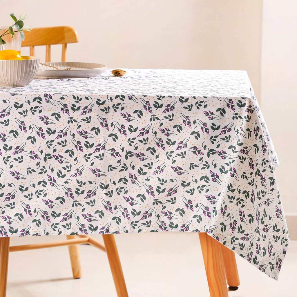 Blooming Lavender Premium Table Cover For 6 Seater 154 x 208cm