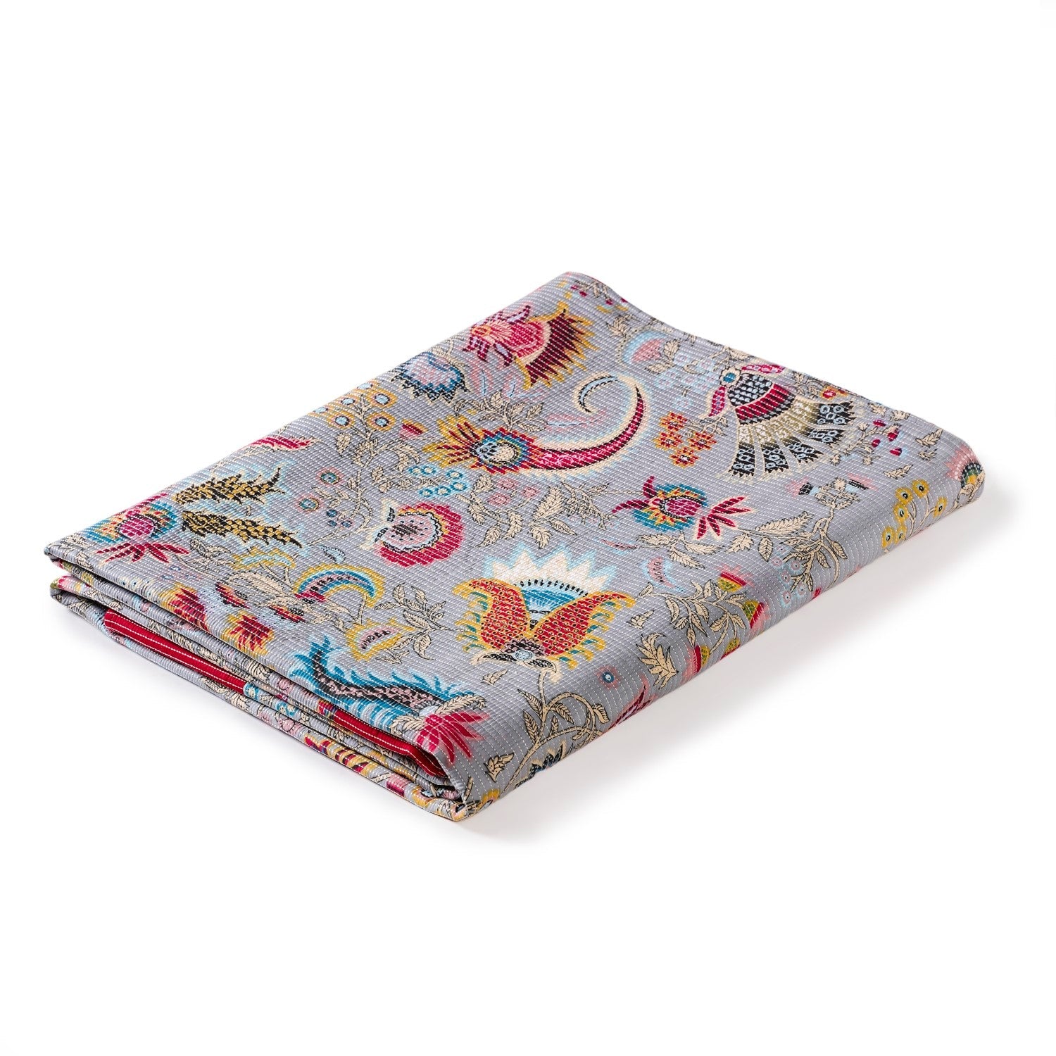 Bloomscape Quilted Cotton Bedcover 250x230cm