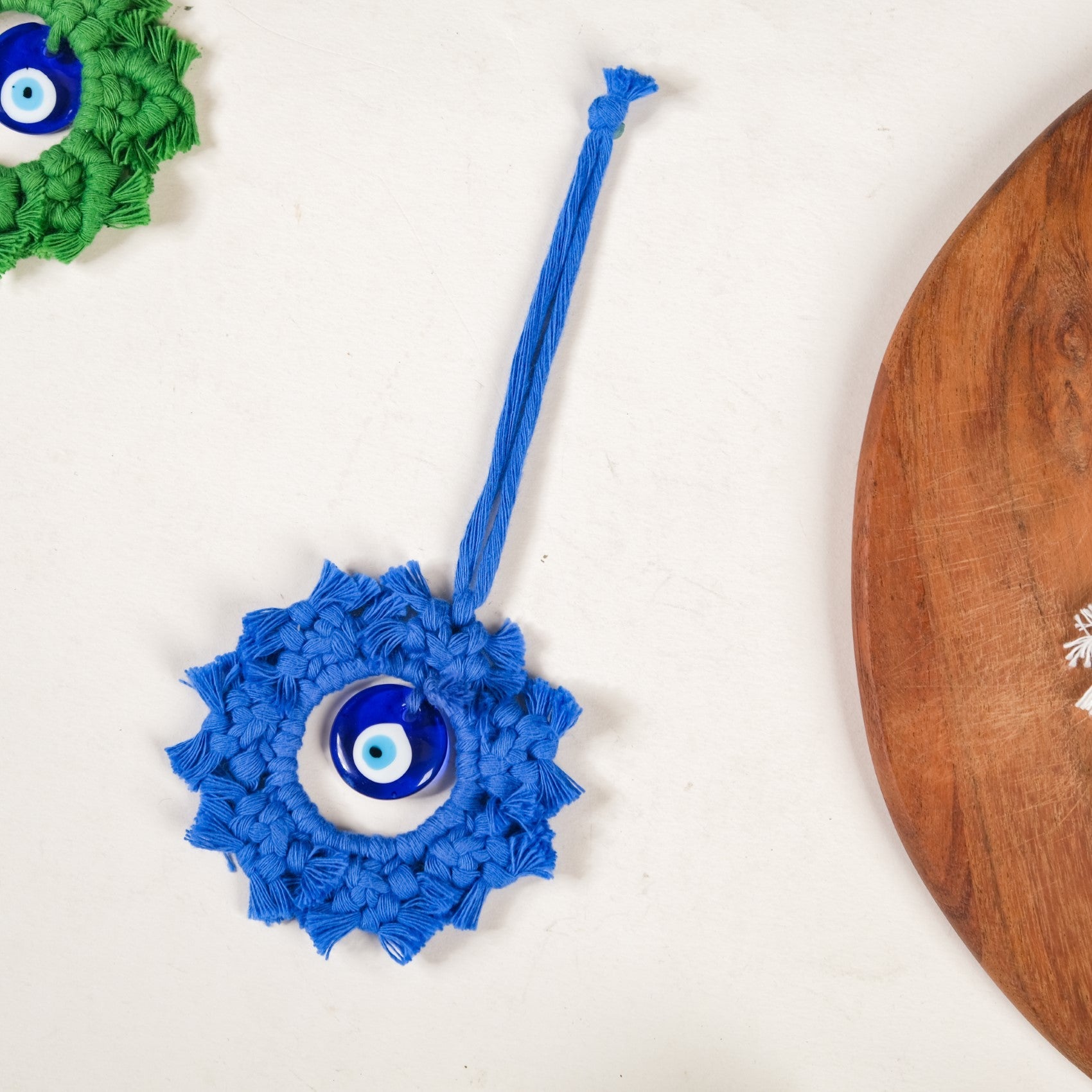 Bohemian Macrame Evil Eye Wall Hanging Set Of 3