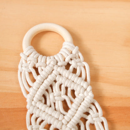 Boho Chic Macrame Evil Eye Wall Hanging