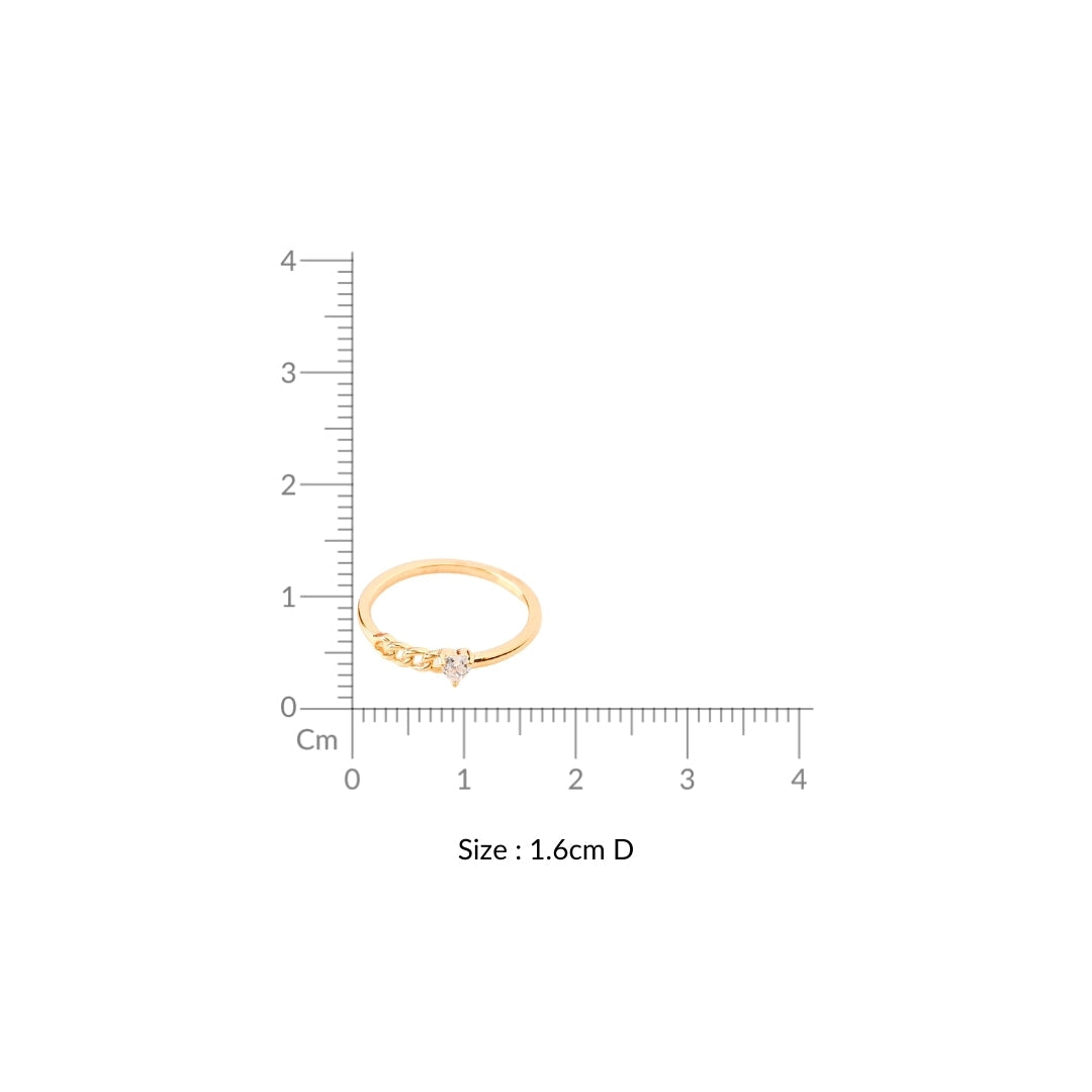 Bonded With Gold Statement Ring