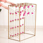 Box Frame Metal Backdrop For Puja Decor 38 Inch