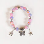 Bow Butterfly Charm Bracelet Rakhi Set Of 3 With Gift Box And Card