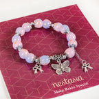 Bow Butterfly Charm Bracelet Rakhi Set Of 3 With Gift Box And Card