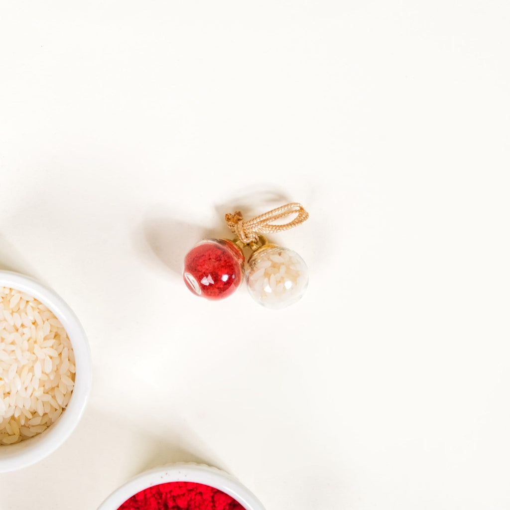 Beaded Bracelet Rakhi Gift Hamper Set Of 5 With Box And Card