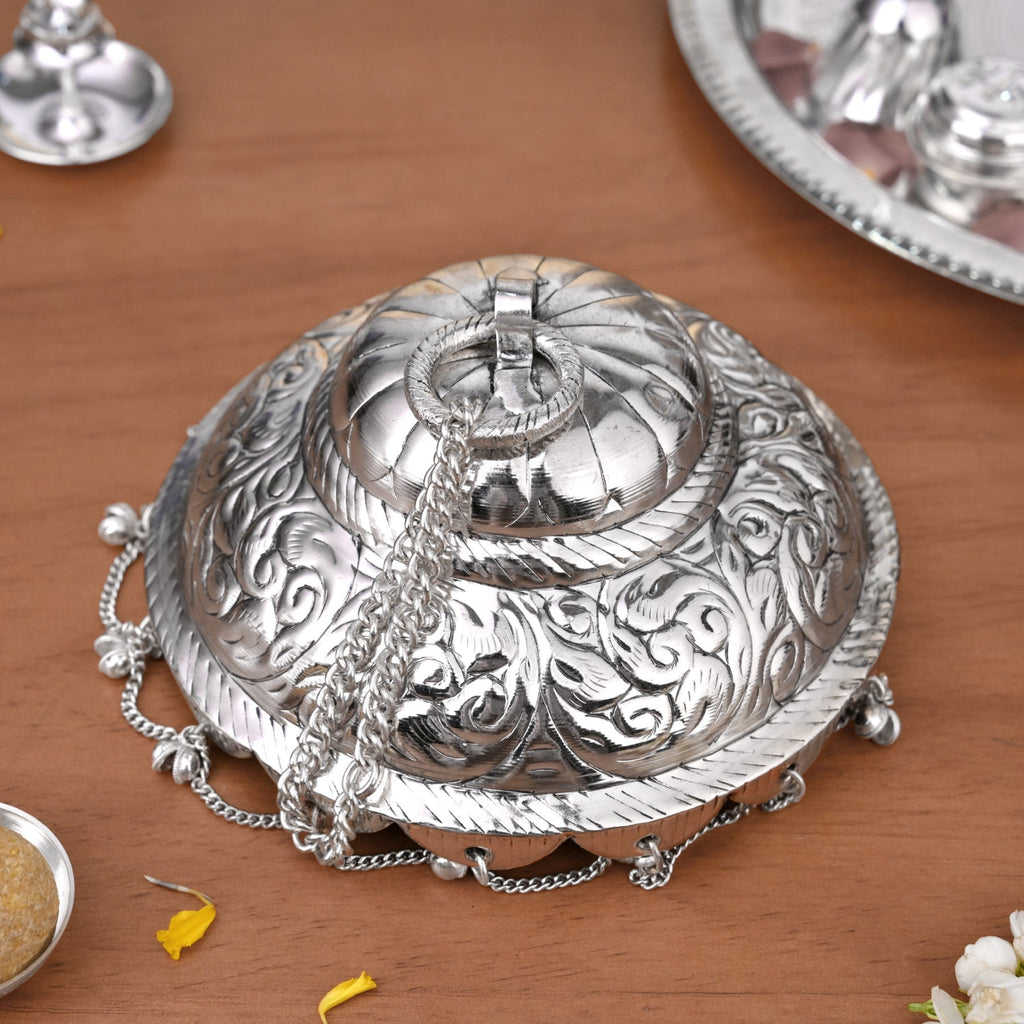 Brass Chattar For Hindu Gods Singhasan Or Mandir 12cm