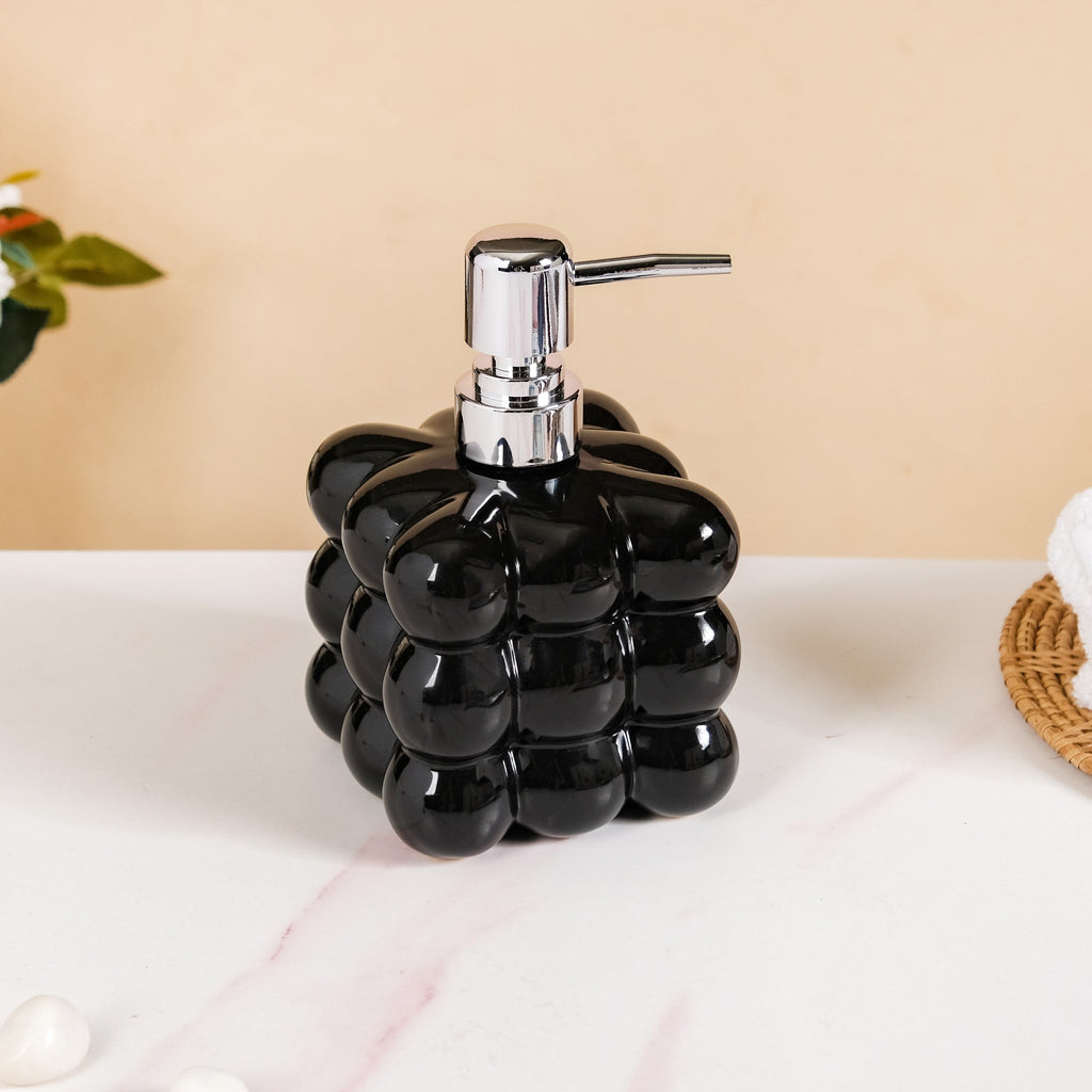 Bubble Cube Liquid Dispenser Black 520ml