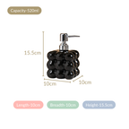 Bubble Cube Liquid Dispenser Black 520ml