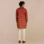 Burgundy Red Kurta | SATT