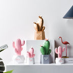 Pink Cactus Statue