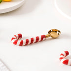 Candy Cane Measuring Spoon Set Of 4 Red White